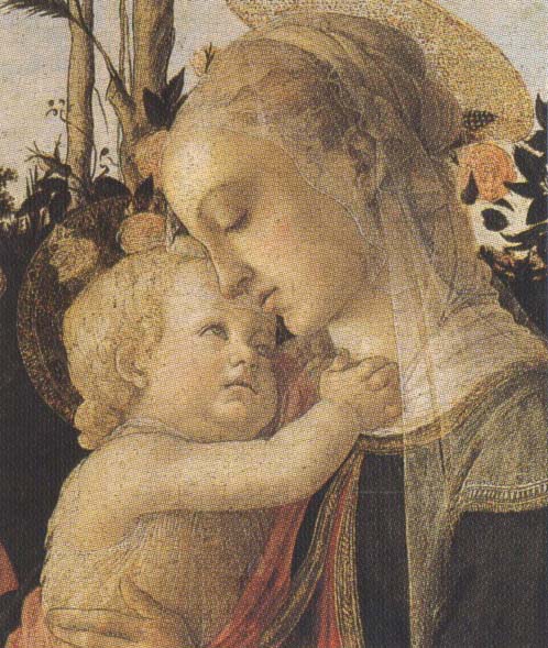 Madonna of the Rose Garden or Madonna and Child with St John the Baptist